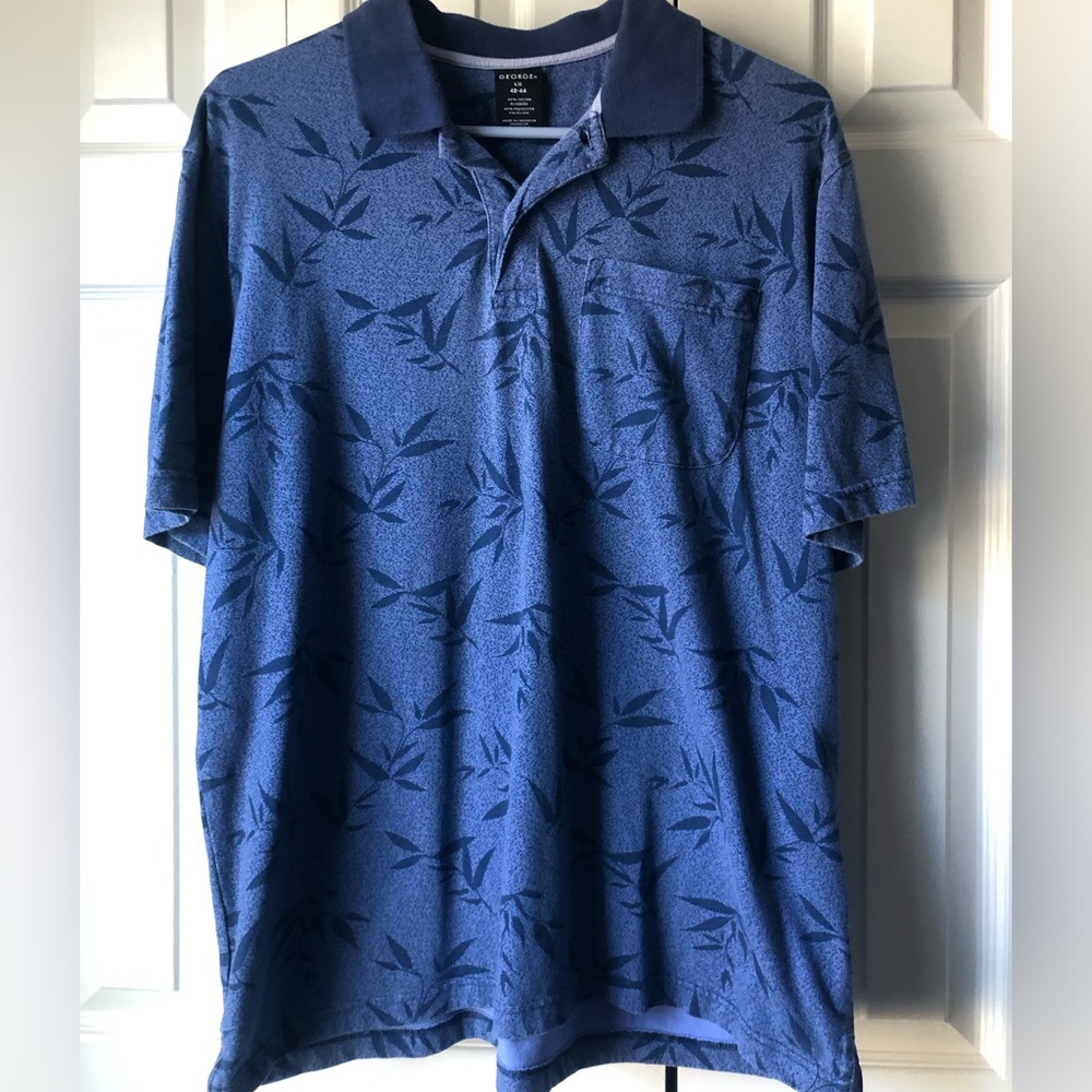 Mens George Lopez Polo Shirt. Size L.